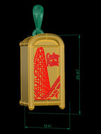 Cedar Point Iconic Trash Can Pendant