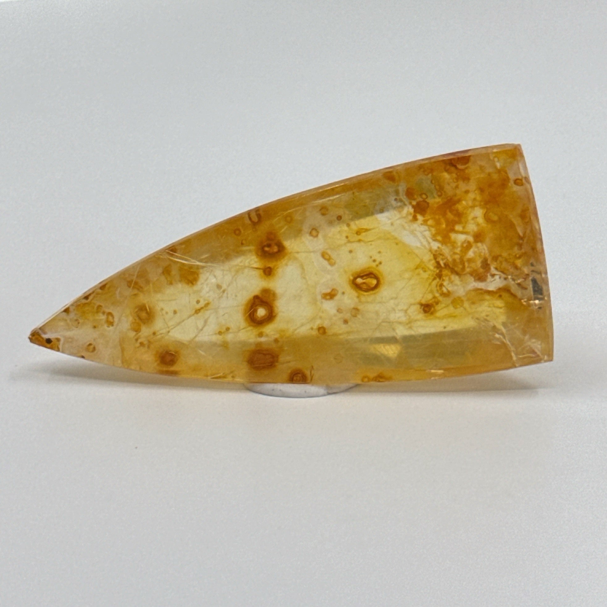Vertical Trillion Citrine Pendant