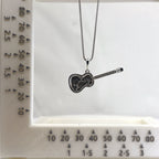 Sterling Silver Tri-Star Guitar Pendant – Honoring Tennessee’s Musical Soul