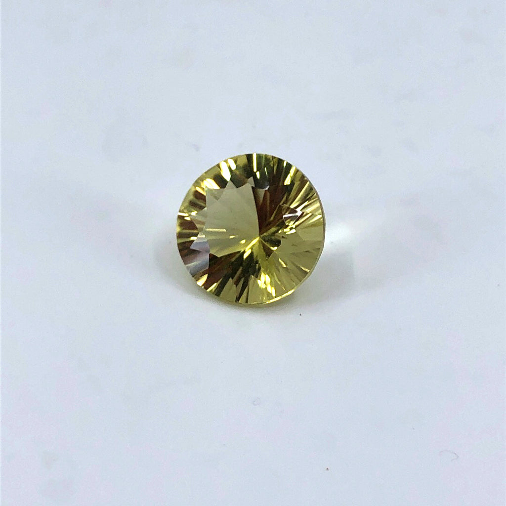 Round Brilliant Cut Lemon Quartz