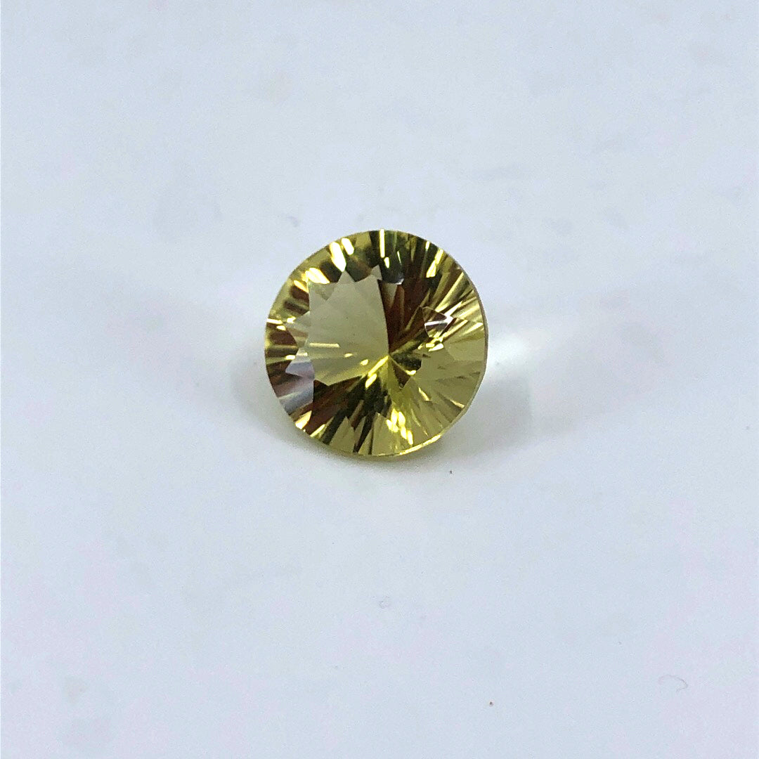 Round Brilliant Cut Lemon Quartz