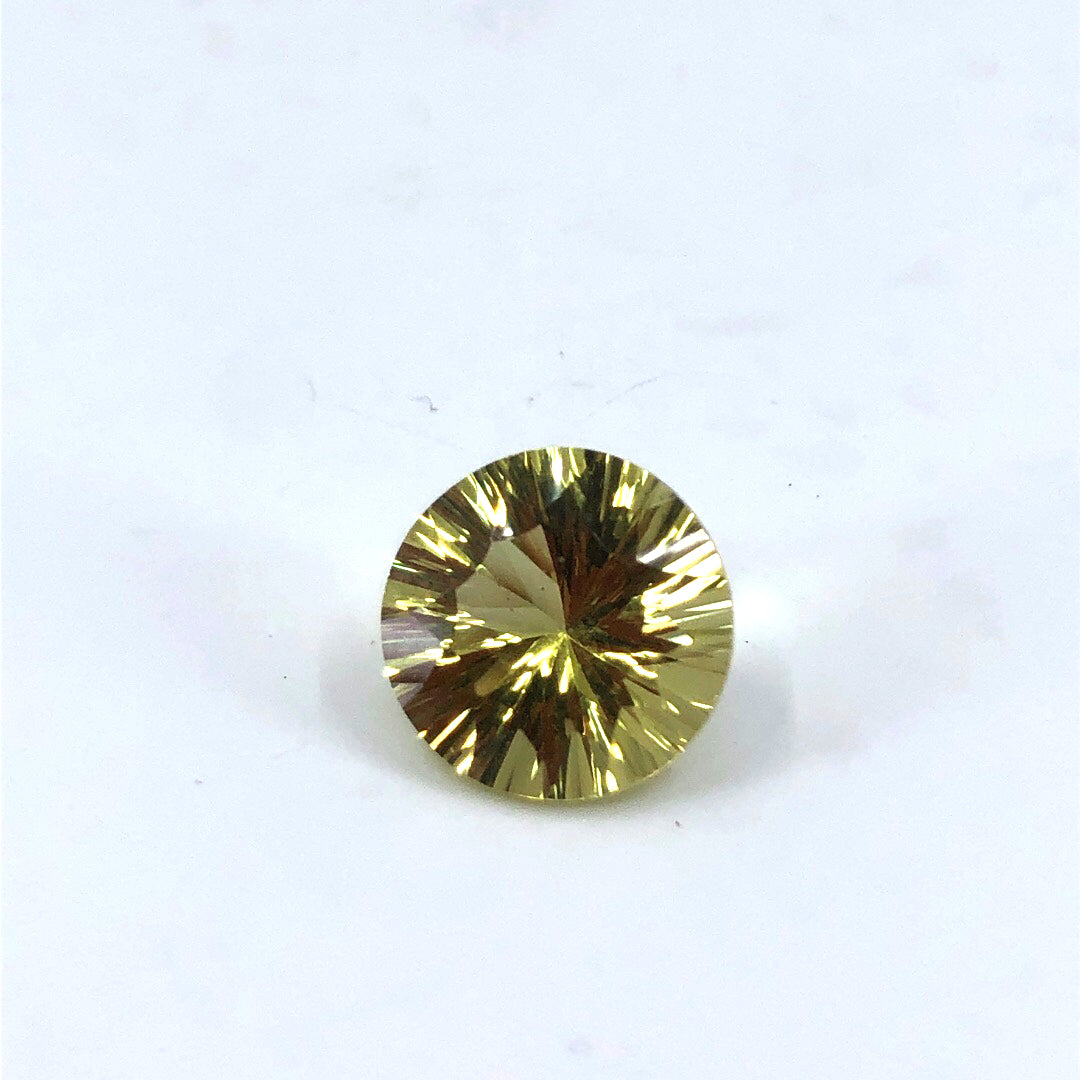 Round Brilliant Cut Lemon Quartz