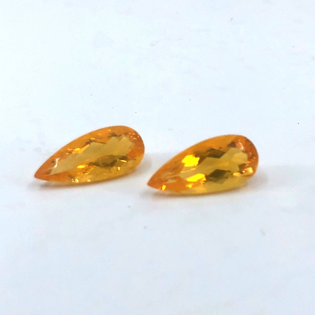 Pair of Mexican Fire Opals