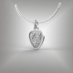Nashville Tennessee Guitar Pick Diamond Pendant