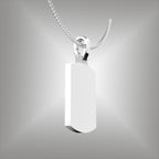 Nashville BNA Dog Tag Pendant with Diamonds