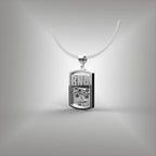 Nashville BNA Dog Tag Pendant with Diamonds