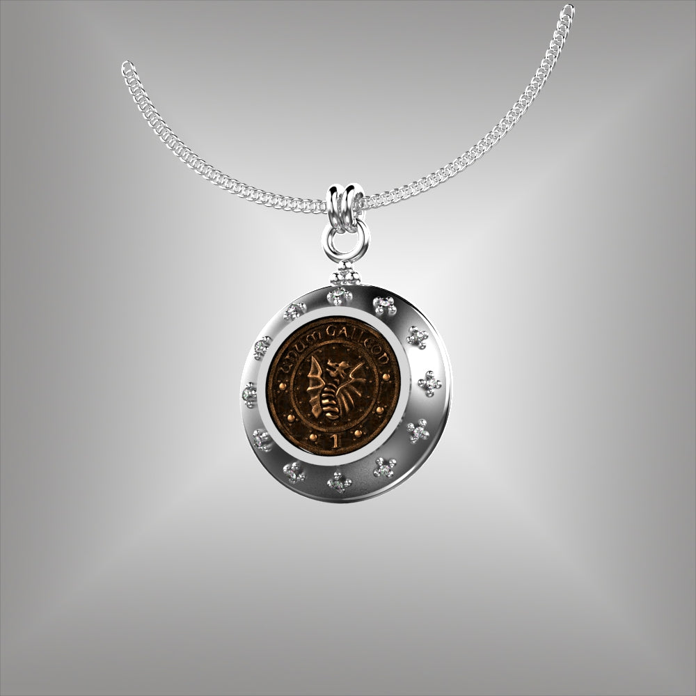 Ancient Roman Coin Pendant