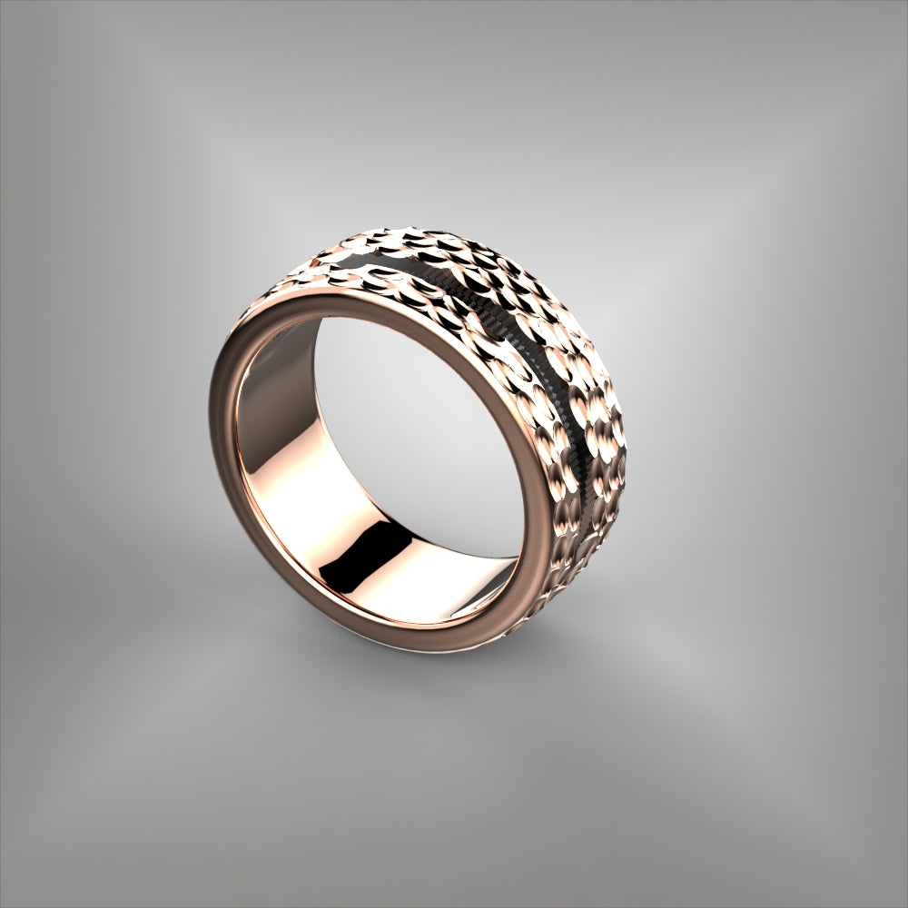 Inlay Wedding Band