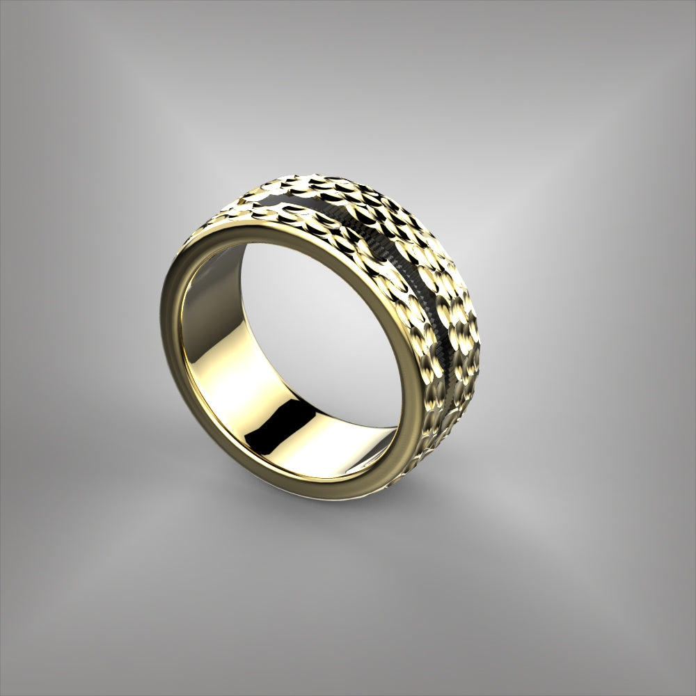 Inlay Wedding Band